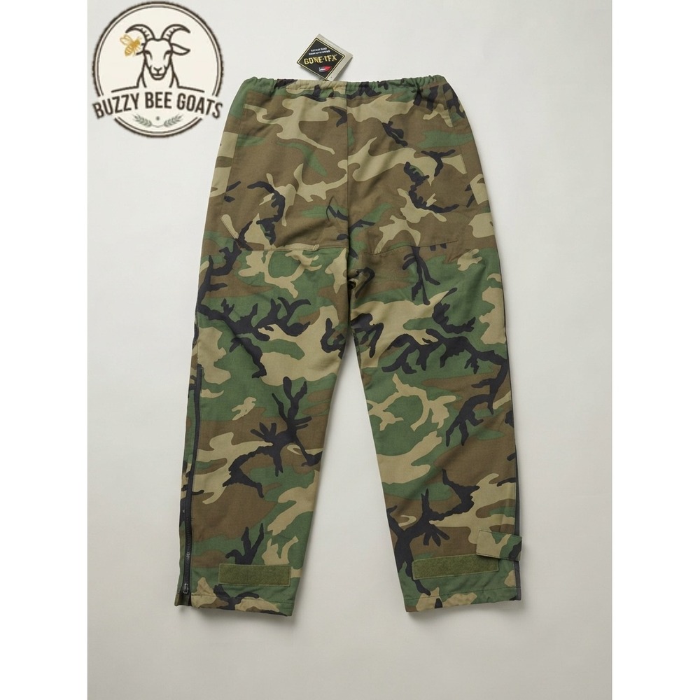 Cotton/Nylon Military Pants  US Army Extended Cold Weather Trouser Camouflage LG